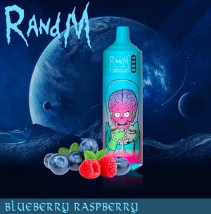 R and M Tornado Disposable 9000 Puffs 5% - Blueberry Raspberry